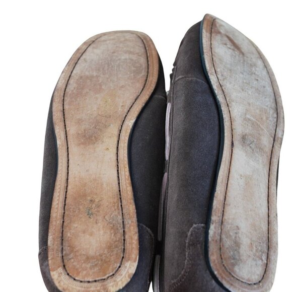 UGG Sheepskin Dakota Moccasin‎ Slippers Womens Size 10 Brown/Pink Slip-On - Picture 7 of 8